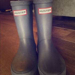 Toddler hunter rain boots size 8
